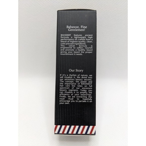 BAHAWAT Premium Beard & Hair Oil Conditioner & Softener - Barbershop Scent - 2oz - Picture 2 of 4
